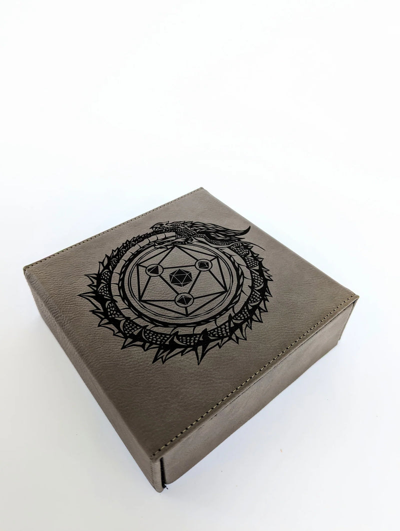 Dragon Circle | Vegan Leather Dice Box
