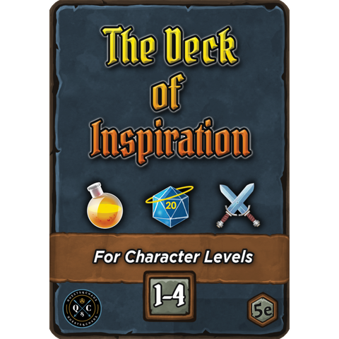 Deck of Inspiration: Lvl 1-4