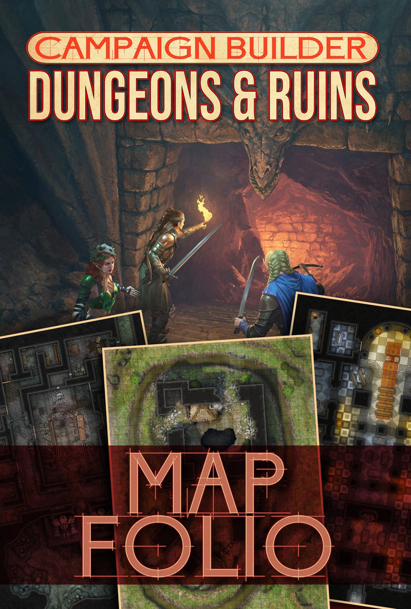 Campaign Builder: Dungeons & Ruins Map Folio