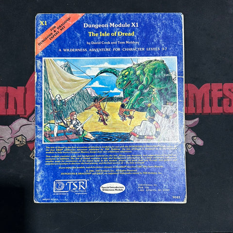 Dungeons & Dragons 1E: The Isle of Dread X1 (B)