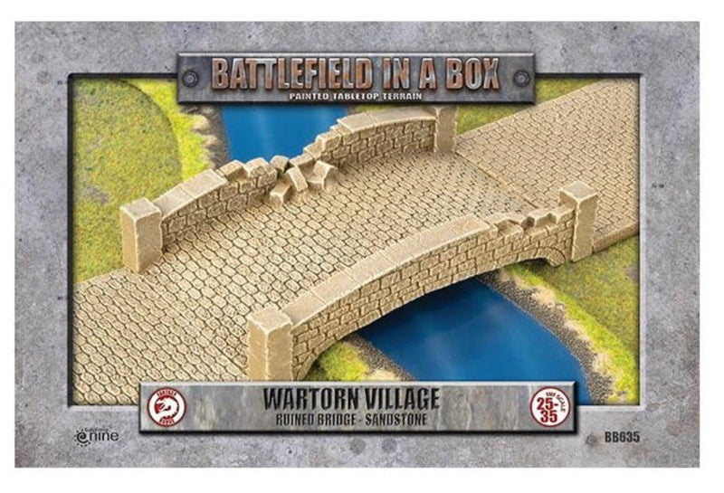 BB635 Wartorn Village: Ruined Bridge - Sandstone