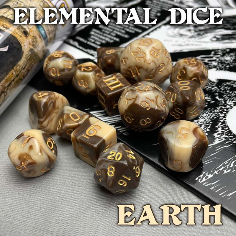 DCC RPG Dice: Elemental Dice Earth GMG6079