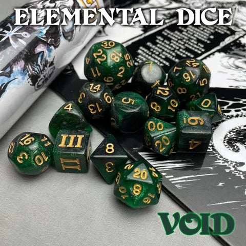 DCC RPG Dice: Elemental Dice Void GMG6082
