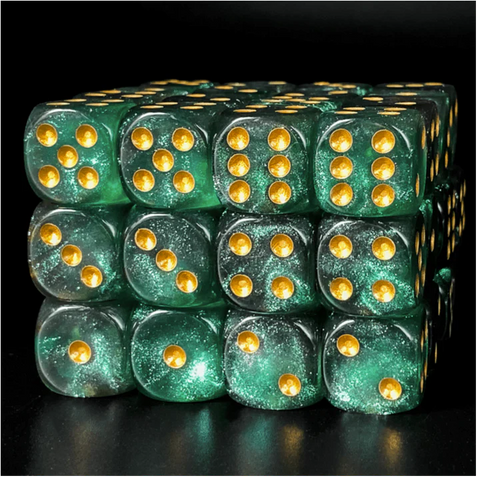 FBG1206 12 piece Pip D6's - Evergreen Forest