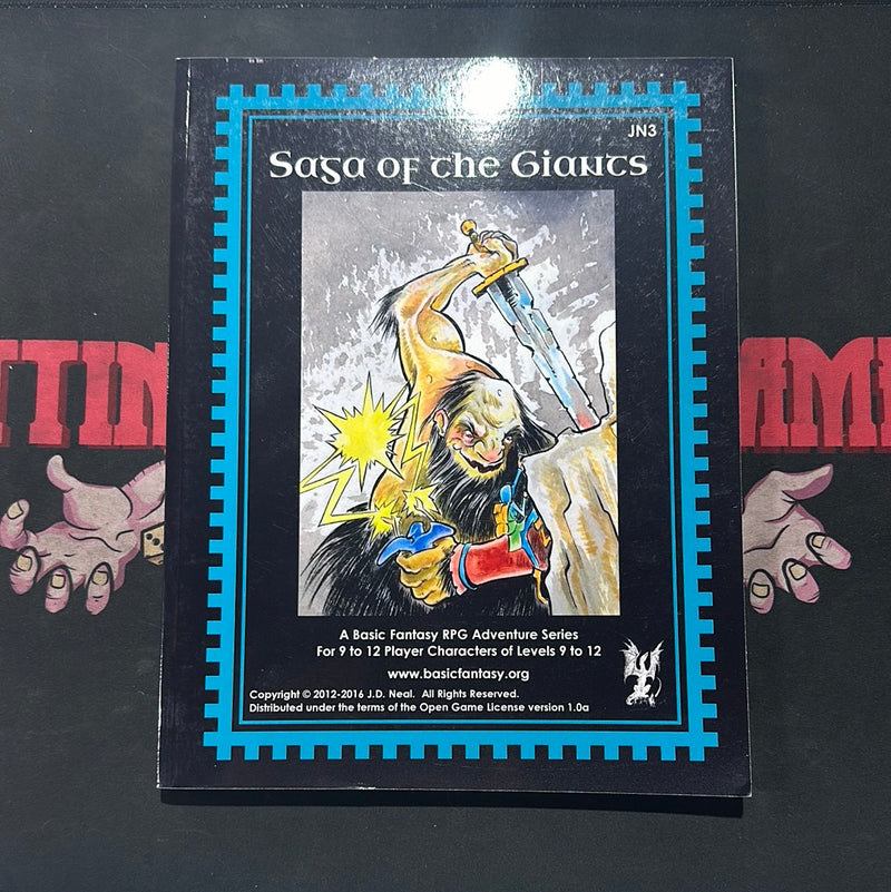 Basic Fantasy Role-Playing Game: Saga of the Giants