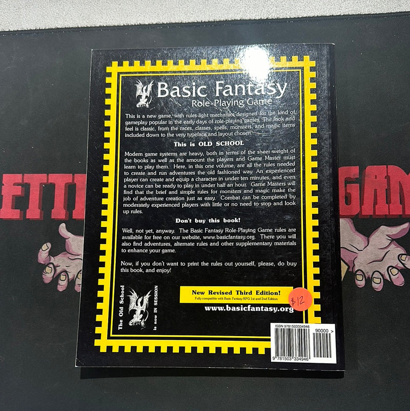 Basic Fantasy Role-Playing Game 3rd Edition