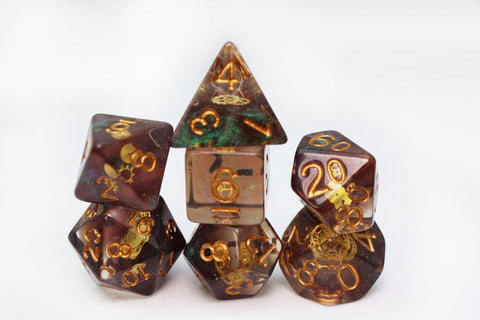 FBG1175 Glitter Gearwheel (Polyhedral Dice Set)