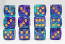 FBG2439 12 piece Pip D6's - Hocus-Pocus Glitter