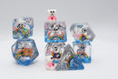 FBG2457 Rainbow & Teddy (Polyhedral Dice Set)