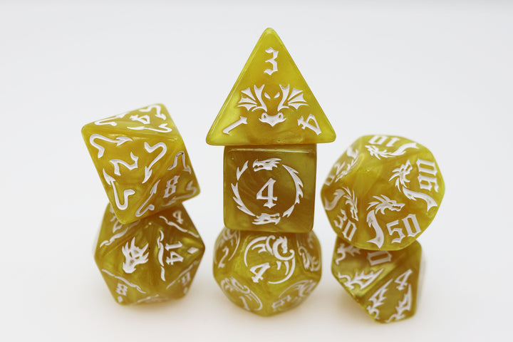 FBG2649 Drake's Flight: Lightning (Polyhedral Dice Set)