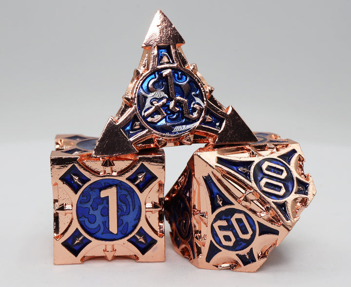 FBG4345 Quiver of Arrows: Discovery Arrow (Metal Polyhedral Dice Set)