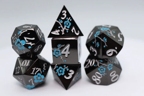 FBG4429 Dark Blue Pimpernel (Polyhedral Dice Set)