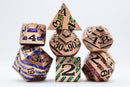 Foam Brain Dice Set: Copper with Rainbow Mica