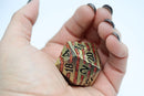 Foam Brain 35mm d20: Bronze with Red Mica