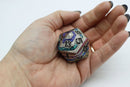 Foam Brain 35mm d20: Silver with Rainbow Mica