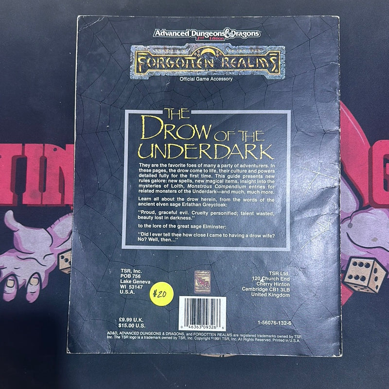 Advanced Dungeons & Dragons 2E: The Drow of the Underdark