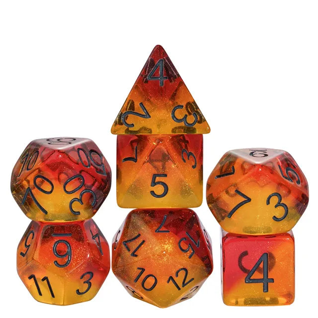 FBG2629 Fiery Sweets (Polyhedral Dice Set)