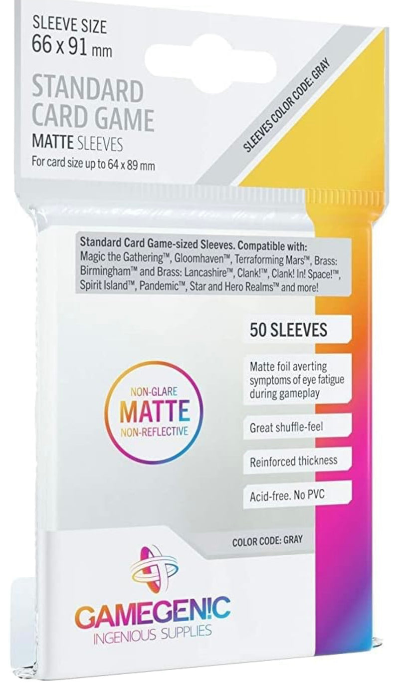 Gamegenic Standard Card Game Matte Board Game Sleeves