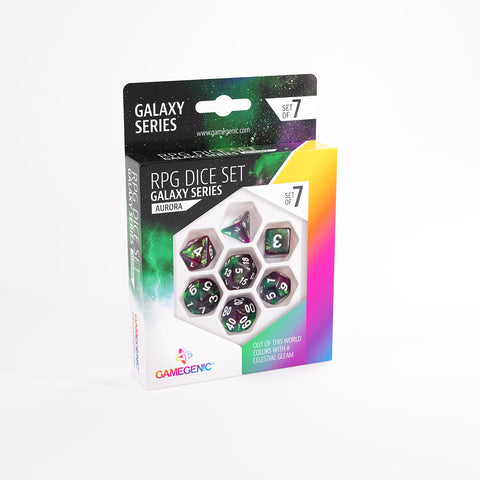 Gamegenic RPG Dice Set Galaxy Series: Aurora