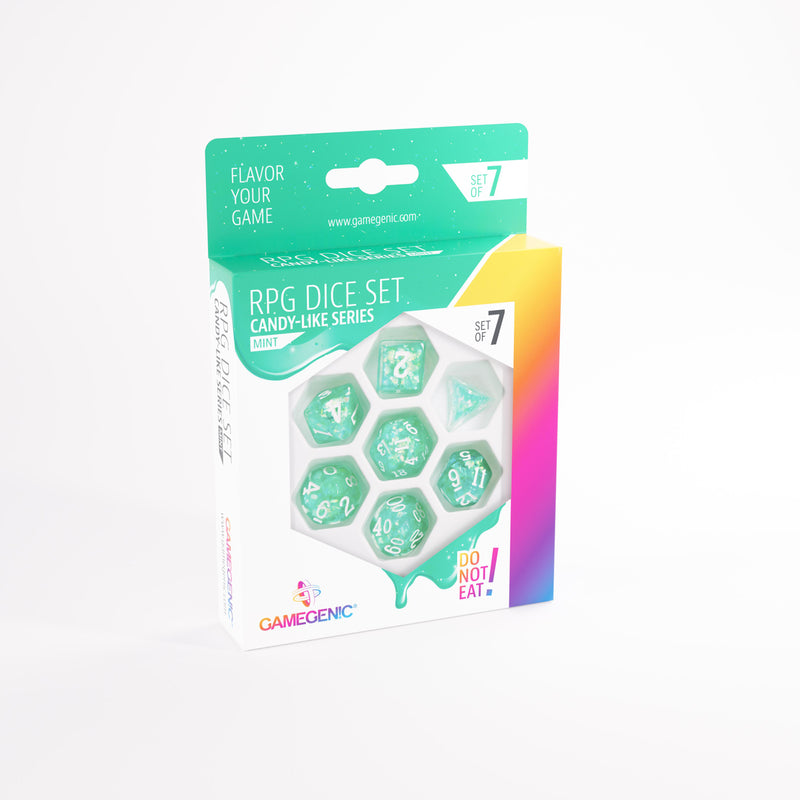 Gamegenic RPG Dice Set Candy-Like Series: Mint