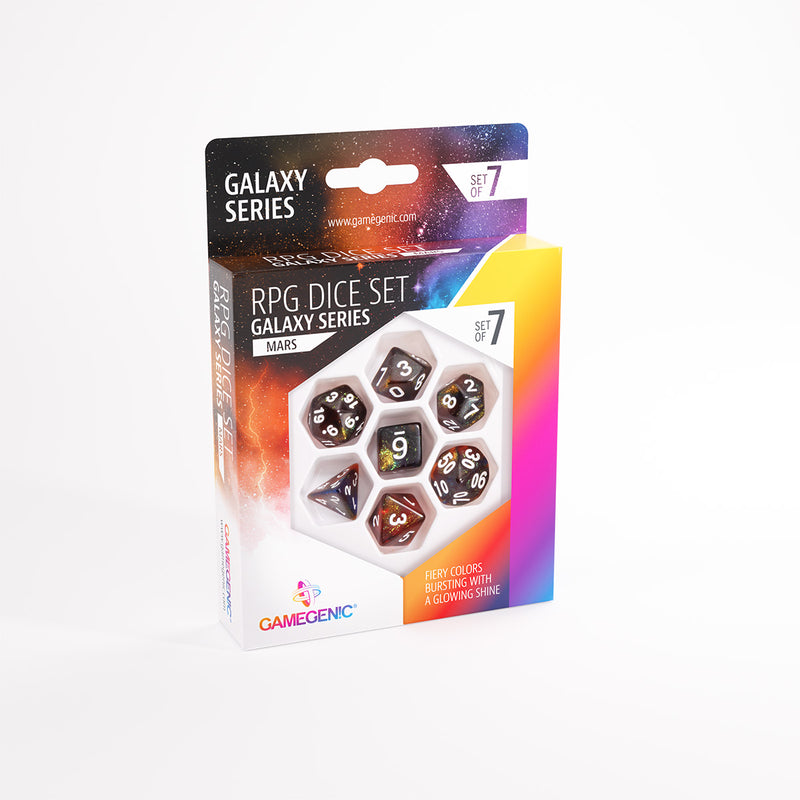 Gamegenic RPG Dice Set Galaxy Series: Mars
