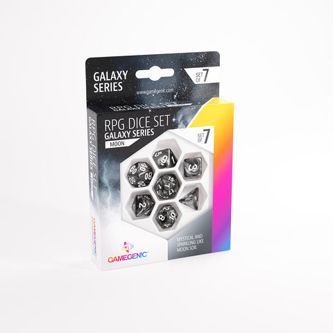 Gamegenic RPG Dice Set Galaxy Series: Moon