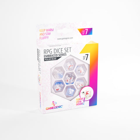 Gamegenic RPG Dice Set Embraced Series: Polar Bear