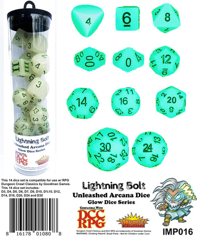DCC RPG Dice: Lightning Bolt IMP016