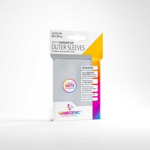 Gamegenic Matte Standard Size Outer Sleeves