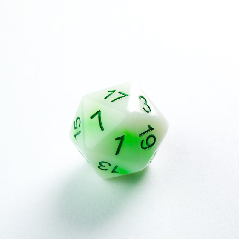 Gamegenic RPG Dice Set Glow Series: Toxic Stones