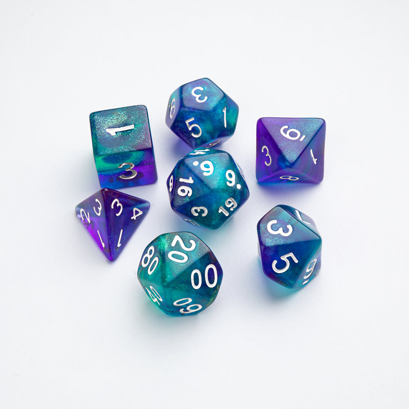 Gamegenic RPG Dice Set Galaxy Series: Neptune