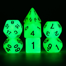 FBG2474 Glow in the Dark - Blue and Green (Polyhedral Dice Set)