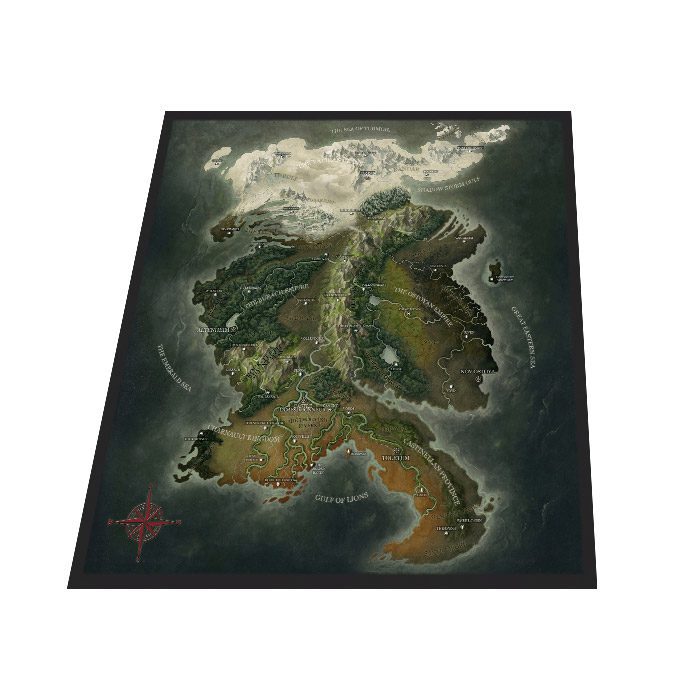 D&D 5E: Grim Hollow - Fabric Map of Etharis