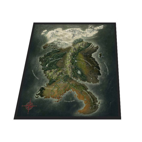 D&D 5E: Grim Hollow - Fabric Map of Etharis
