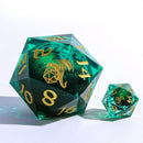 Sharp Edge Liquid Core Always Watching D20 - Beholder's Eyeball