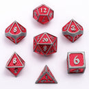 Mini Behemoth Metal Dice Set - Brushed Ruby