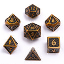 Mini Behemoth Metal Dice Set - Ancient Gold