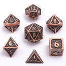 Mini Behemoth Metal Dice Set - Ancient Copper