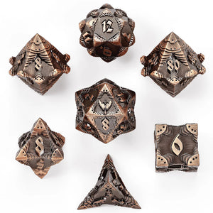 Metal Paladin Dice Set - Ancient Silver