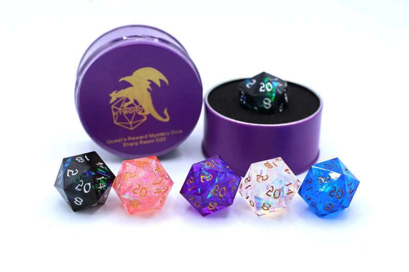 Quest's Reward Mystery Dice - Sharp Edge Resin D20