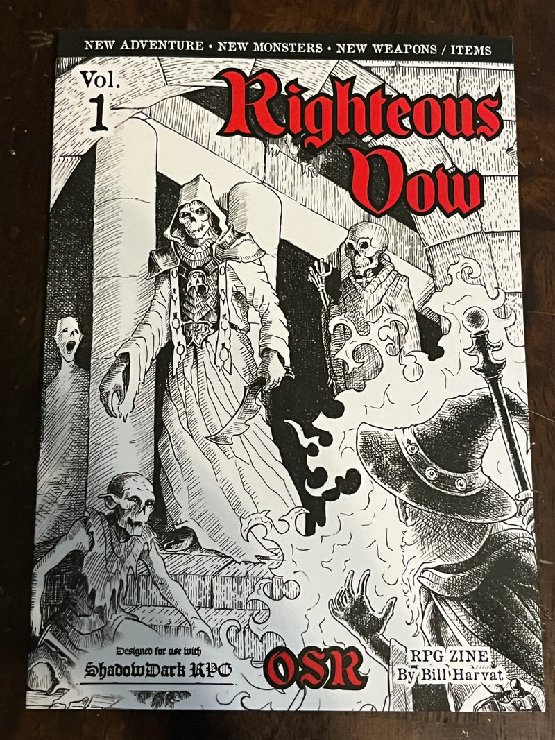 Shadowdark RPG: Righteous Vow Vol 1. The Lich King of Ul