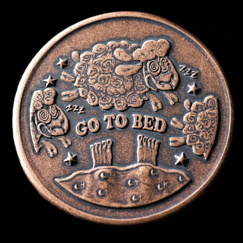 Shire Post Mint - One More Episode / Go To Bed Decision Maker Coin