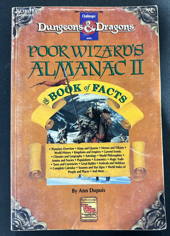 Basic Dungeons and Dragons Poor Wizard's Almanac II