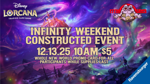 Disney Lorcana Infinity Weekend Constructed Event