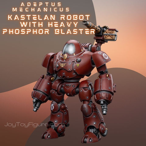 JoyToy WH40K Adeptus Mechanicus Kastelan Robot with Heavy Phosphor Blaster