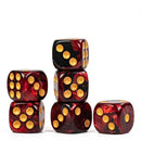 FBG2491 12 piece Pip D6's - Jokers Wild