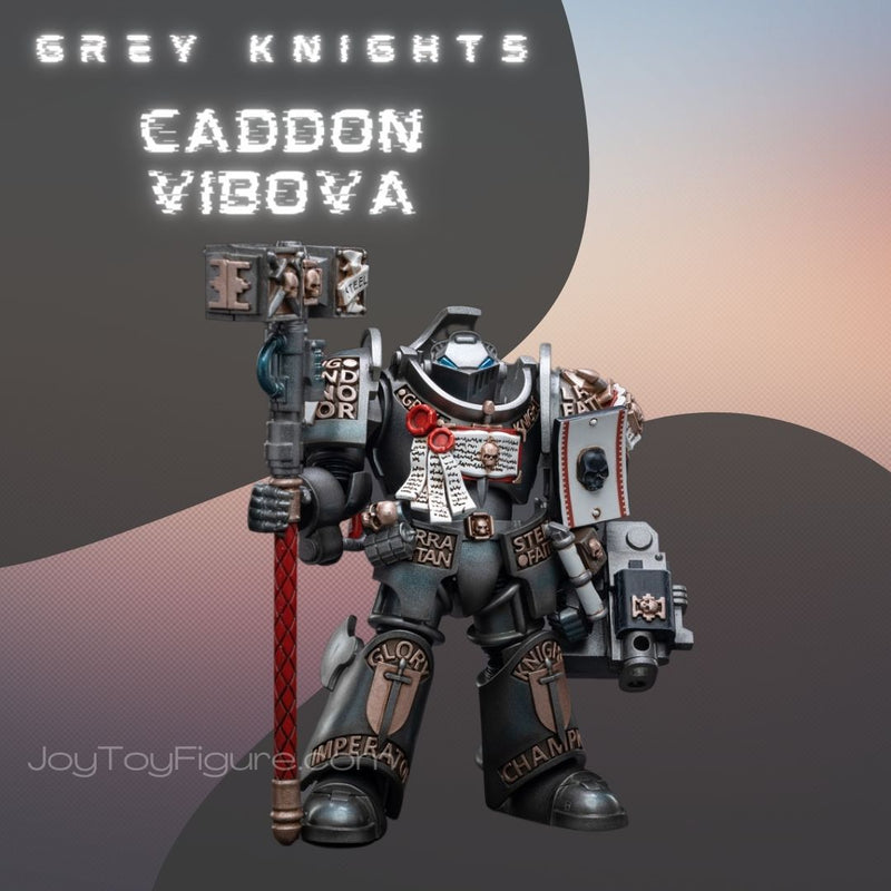 JoyToy WH40K Space Marine Grey Knights Terminator Caddon Vibova