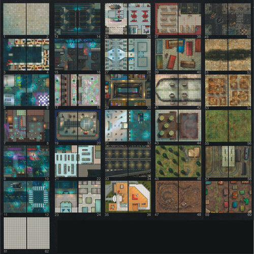 Giant Book of CyberPunk Battle Mats