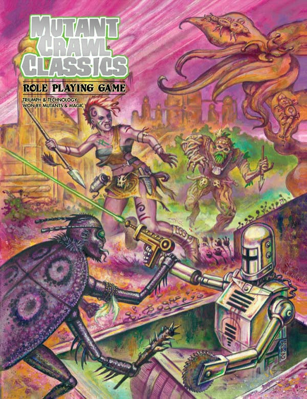 MCC RPG: GMG6201 Mutant Crawl Classics Core Book (Softcover)