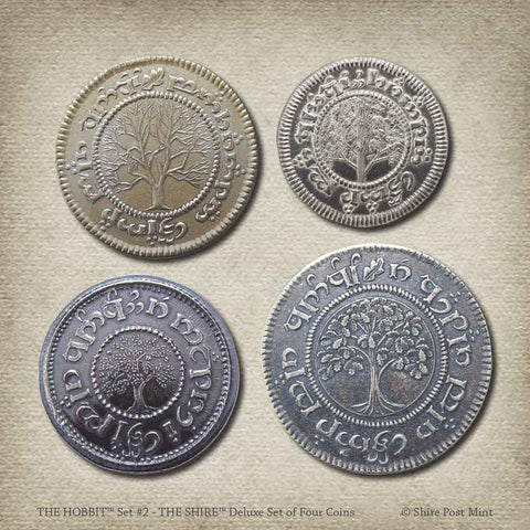 Shire Post Mint - The Hobbit Deluxe Set of Four Coins